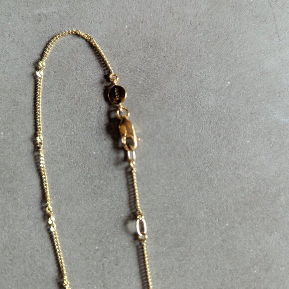 Missoma x Lucy Williams Gold Ridge Cross Necklace - Picture 14 of 16